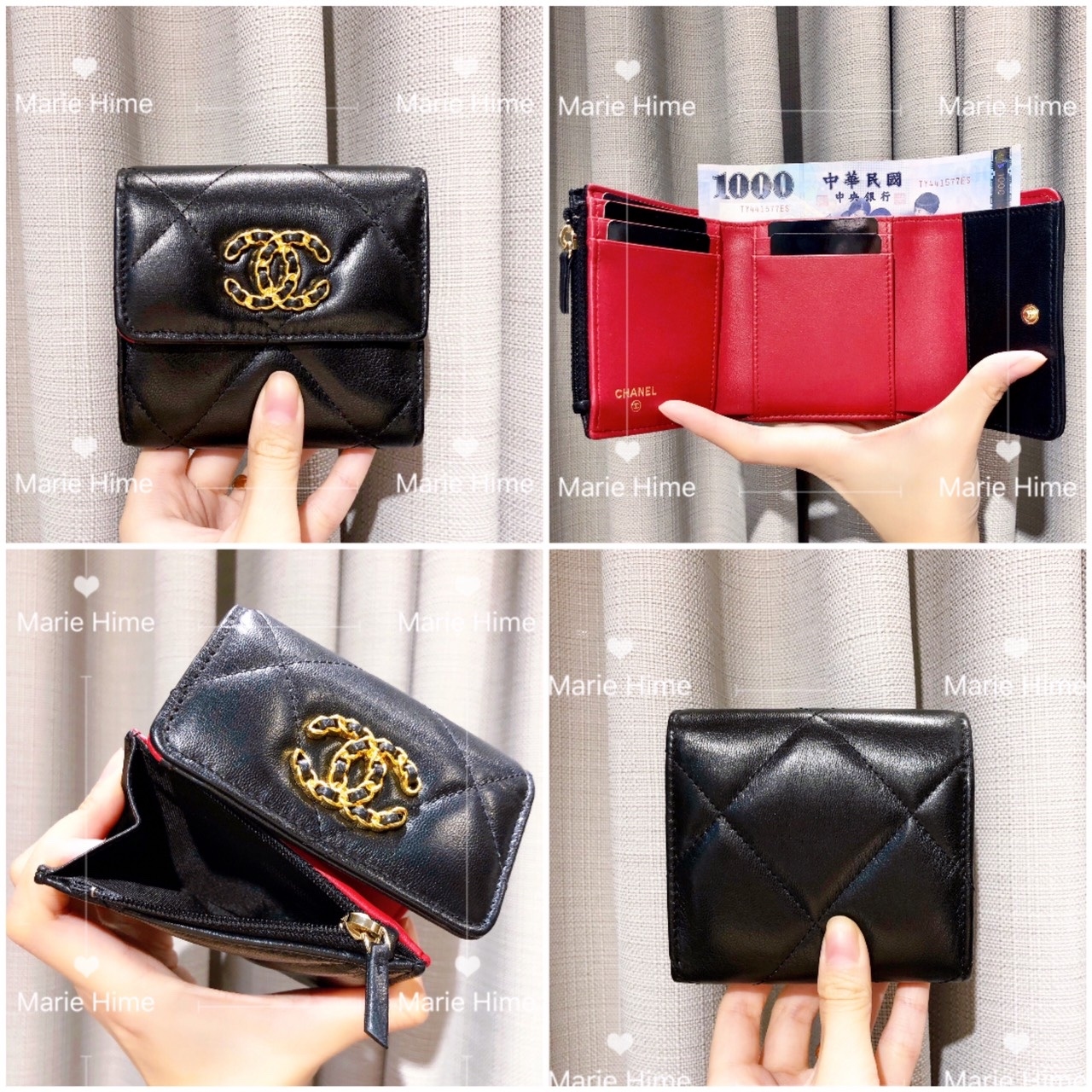 Chanel 19 三折短夾