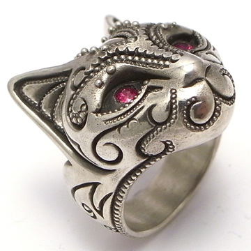 BBM 貓戒（Ruby eyes, Oxidized）