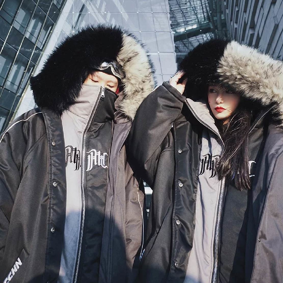 【 MAMC | MOTOR FUNCTION OVERCOAT 三色陰陽雙層拼接外套 】