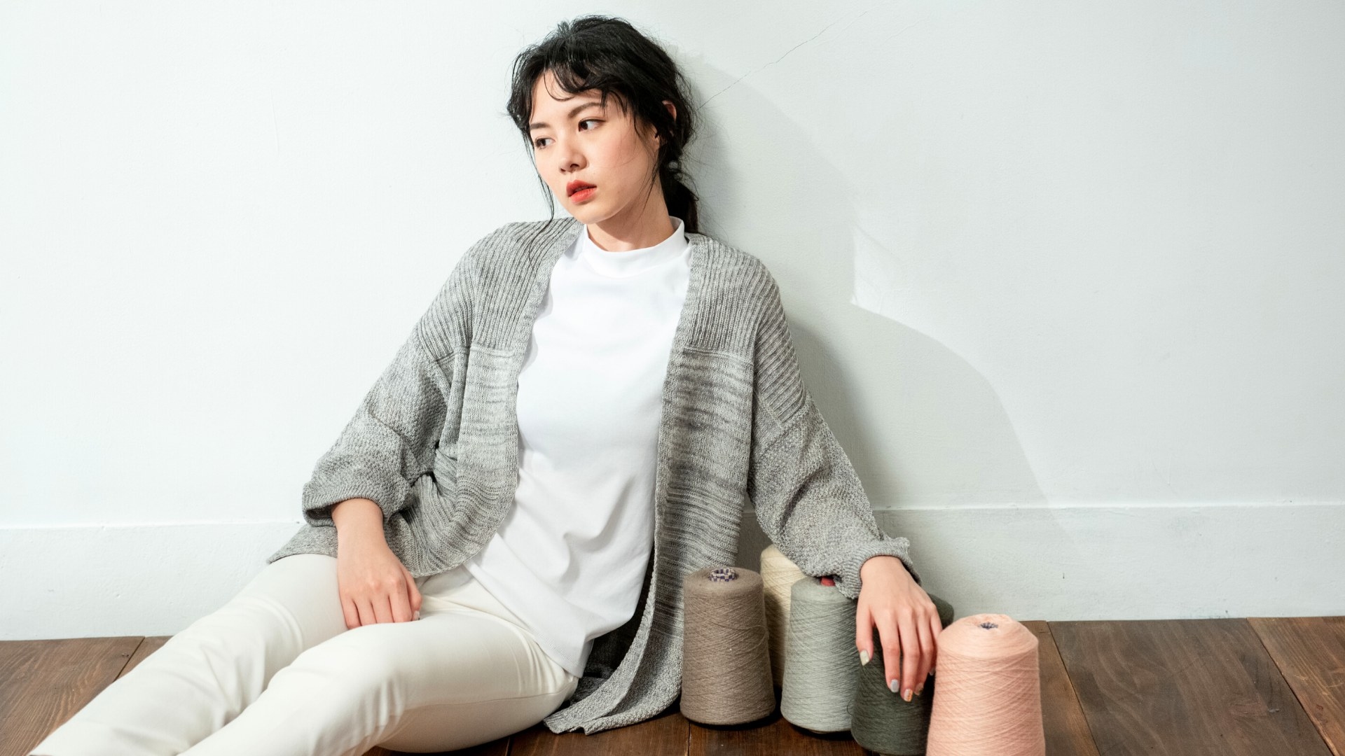 上班族的針織外套