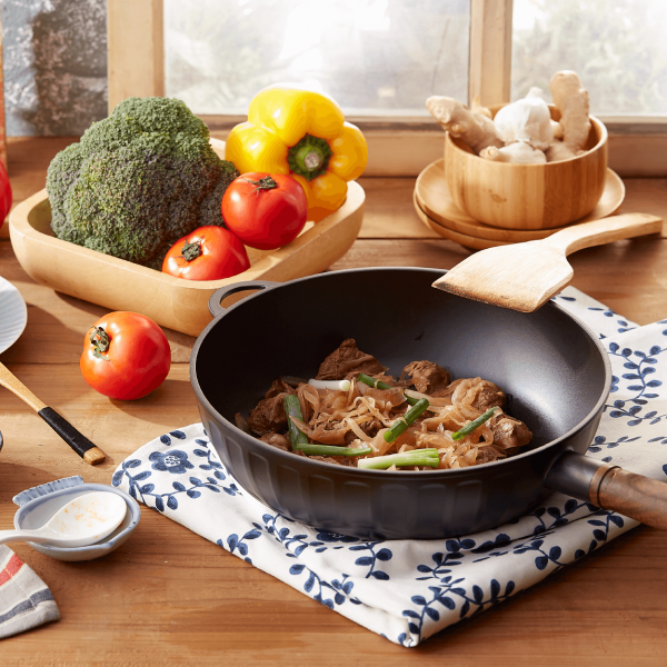 大古鑄鐵taku COCO樂炒鍋(26cm/28cm/30cm 可選)