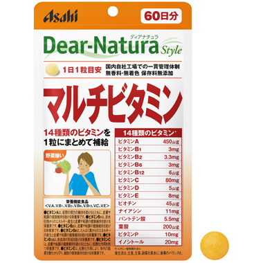 ASAHI Dear-Natura Style Multi-Vitamins 綜合維他命 60日