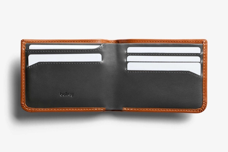 Bellroy | Hide & Seek 真皮短夾 LO/焦糖 RFID【適用於低於74mm的鈔票】