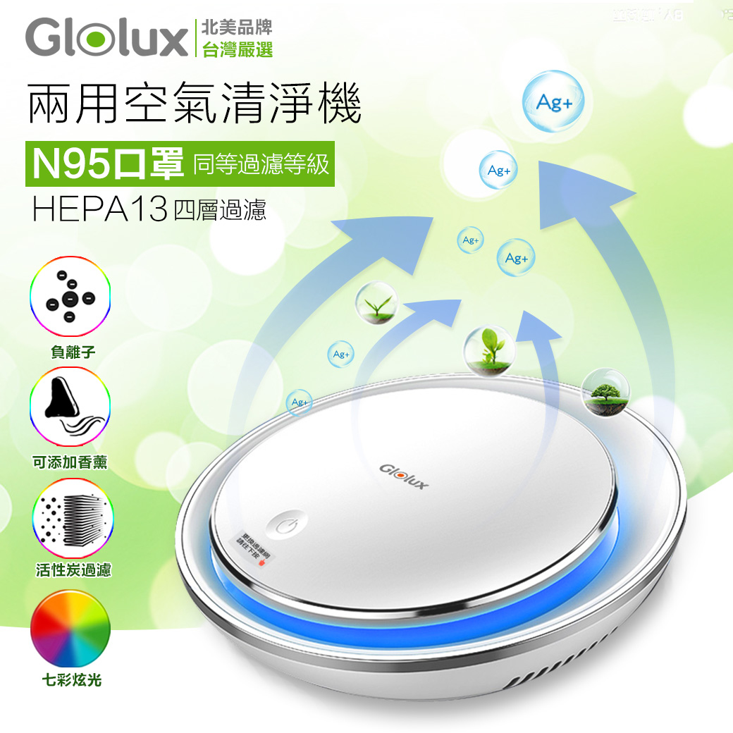 【Glolux】北美品牌 / 個人 車用空氣清淨機