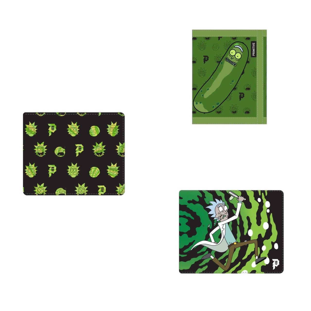 Rick and Morty 瑞克和莫蒂 Pickle Rick Wallet 新品雙層皮夾錢包