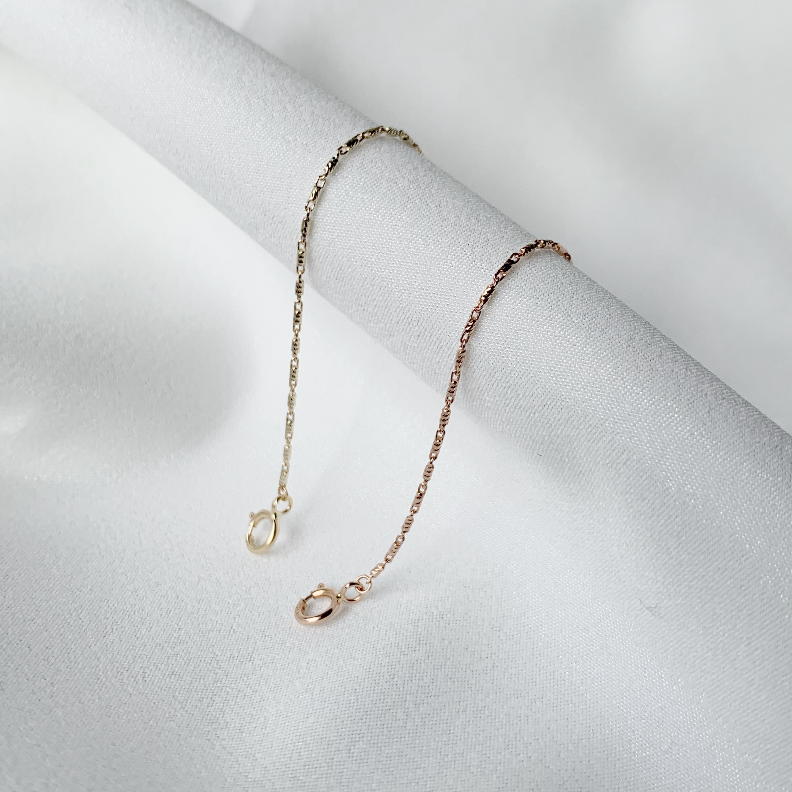 14k 閃亮亮節節手鍊