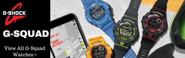 G-Shock G-SQUAD Health and Fitness Bluetooth Digital Men's Watch