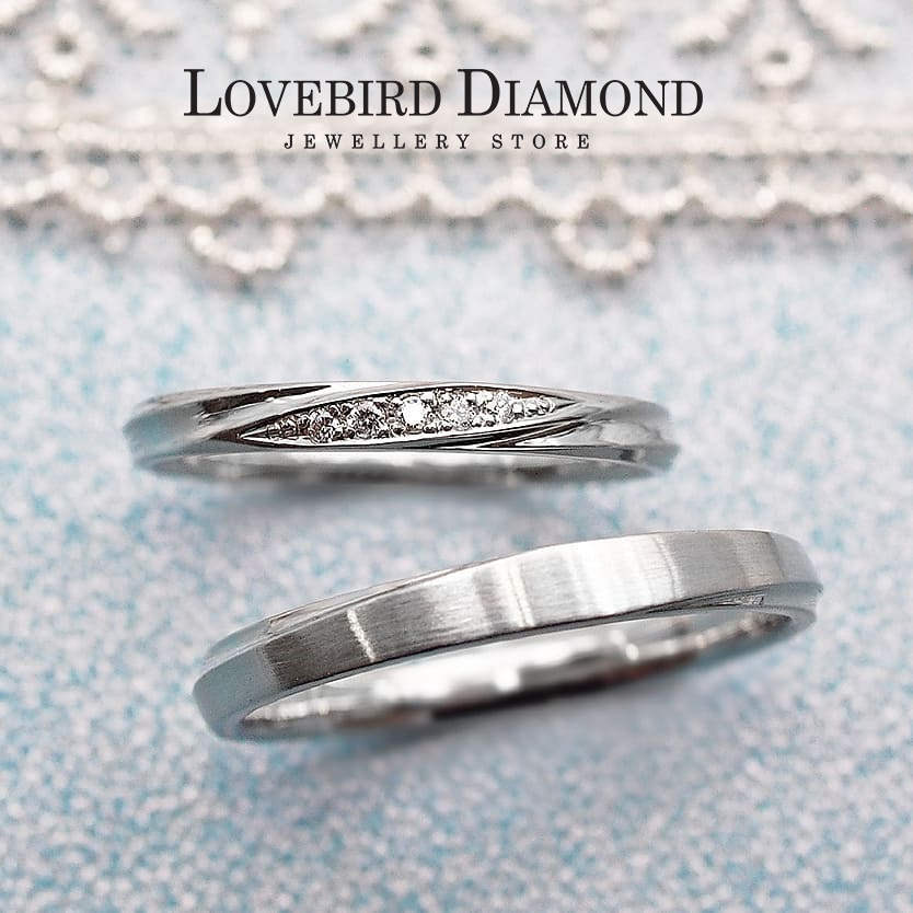 Something Blue - Glory Day 鉑金 (Pt950) 結婚戒指