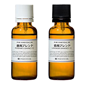 日本【Inscent Co.】日/夜間天然香薰精油配方組合 (專供認知障礙症)