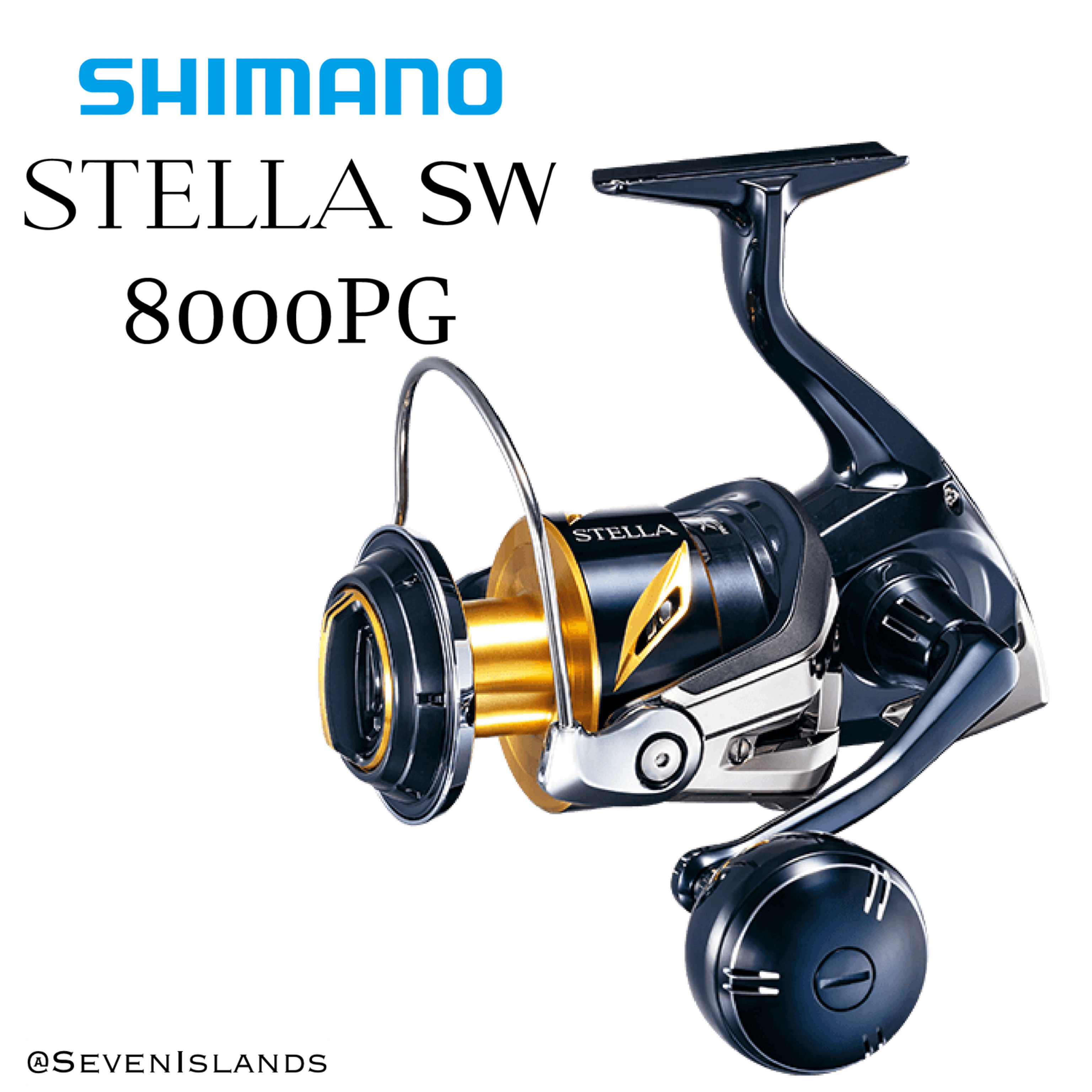 リール SHIMANO STELLA SW8000HG Shimano 13 Stella SW 8000HG Spinning Fishing jigging Reel