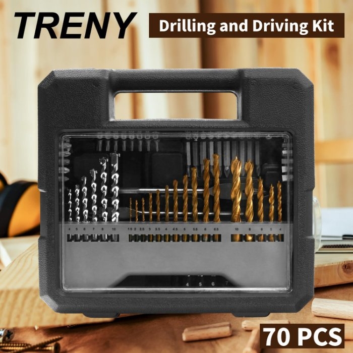 TRENY 70件電鑽配件組