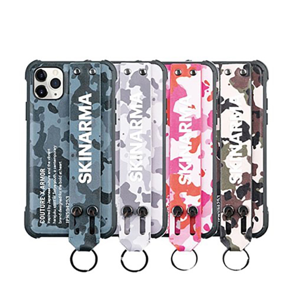 【Skinarma】日本潮牌 迷彩設計腕帶防摔殼 11/Pro/Pro Max