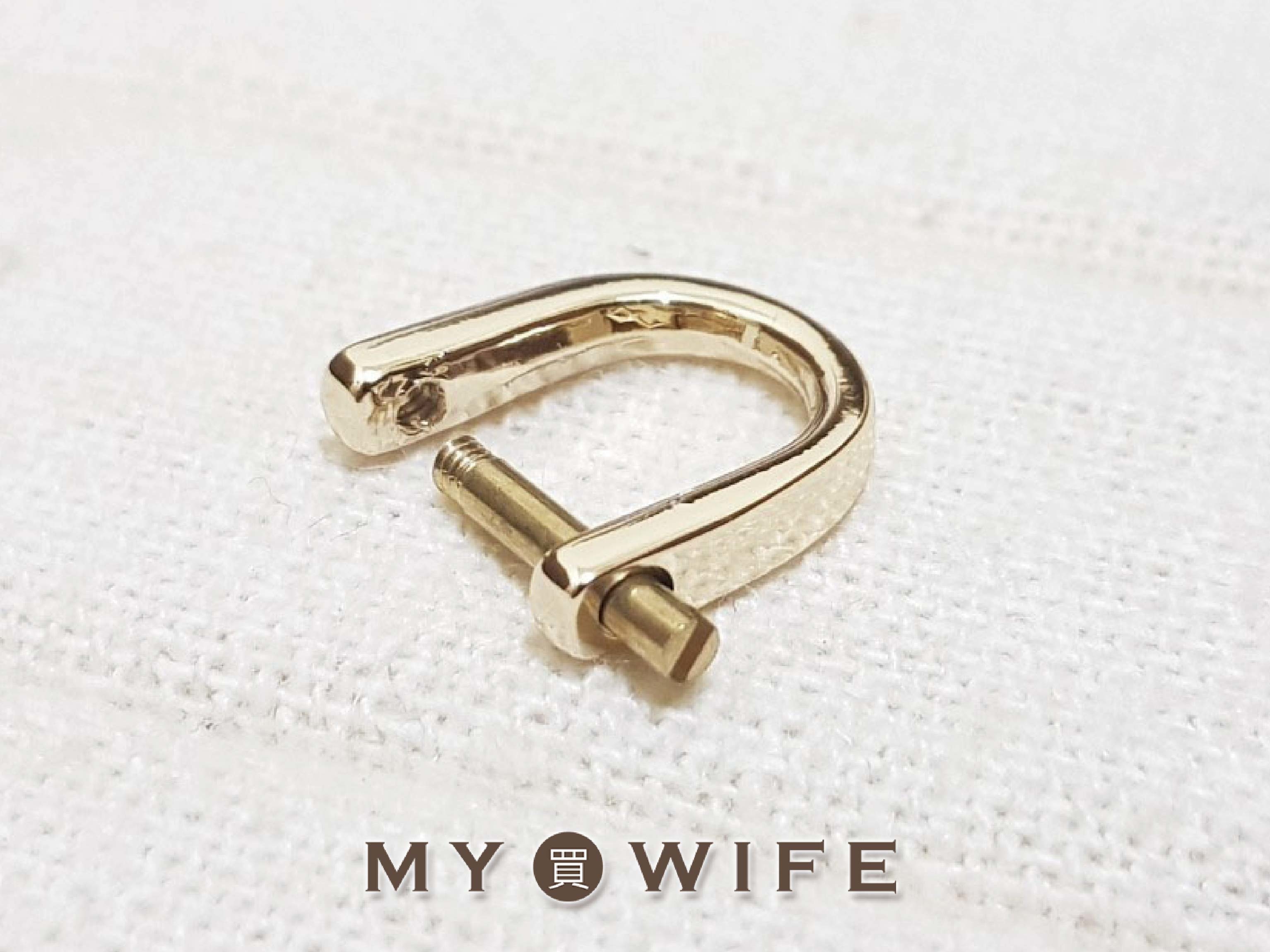 3分(10mm)螺絲D扣_3色【TL-C0571】