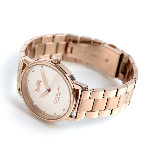 萬年鐘錶 -  COACH 錶  經典玫瑰金女錶 14502929    錶徑36MM