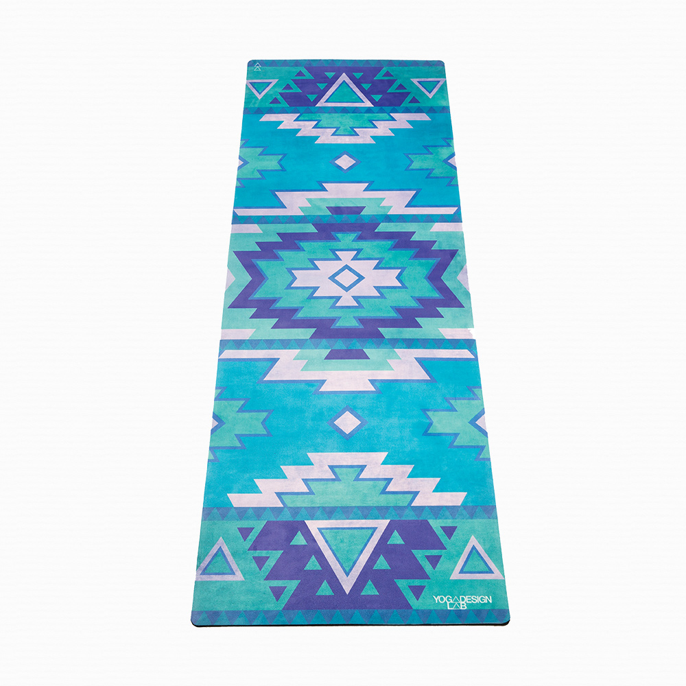 Combo Mat –Tribal Blue 環保時尚瑜伽巾墊合一 (3.5mm)