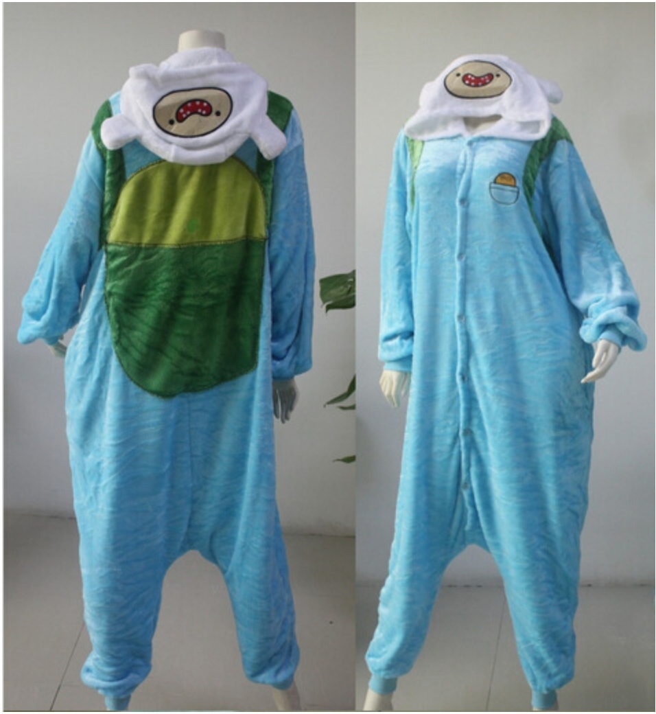 Adventure Time 探險活寶 Pajamas 阿寶老皮造型款睡衣 Cosplay