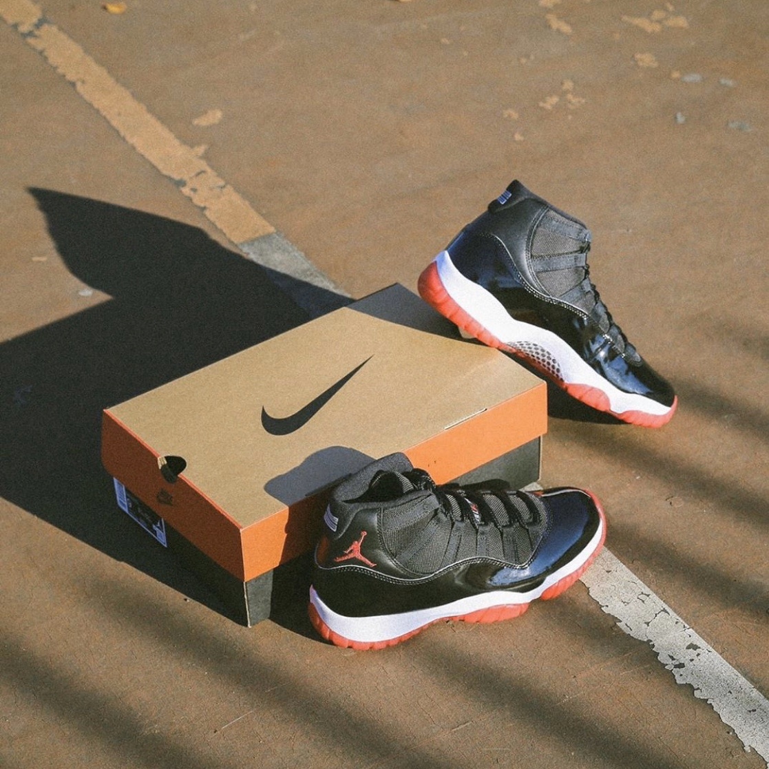 NIKE Air Jordan 11代 Bred OG 黑紅 (男款)