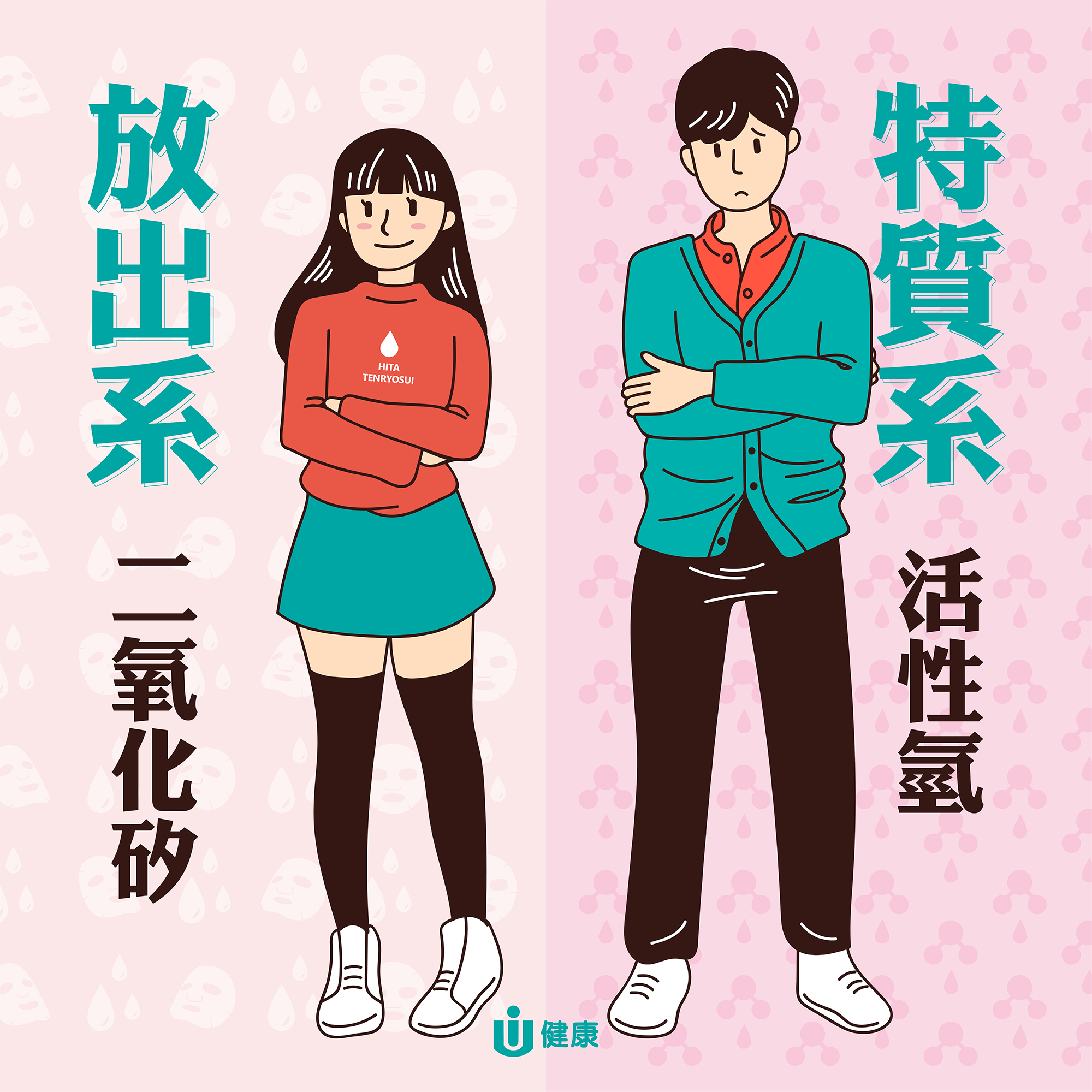 【LOVER X LOVER 營養素擬人】第三彈：二氧化矽維及活性氫