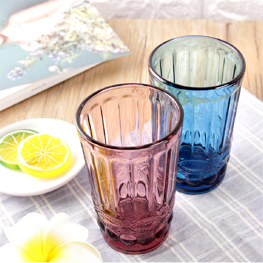 巴黎香榭璀璨巴洛克320ml彩玻水杯