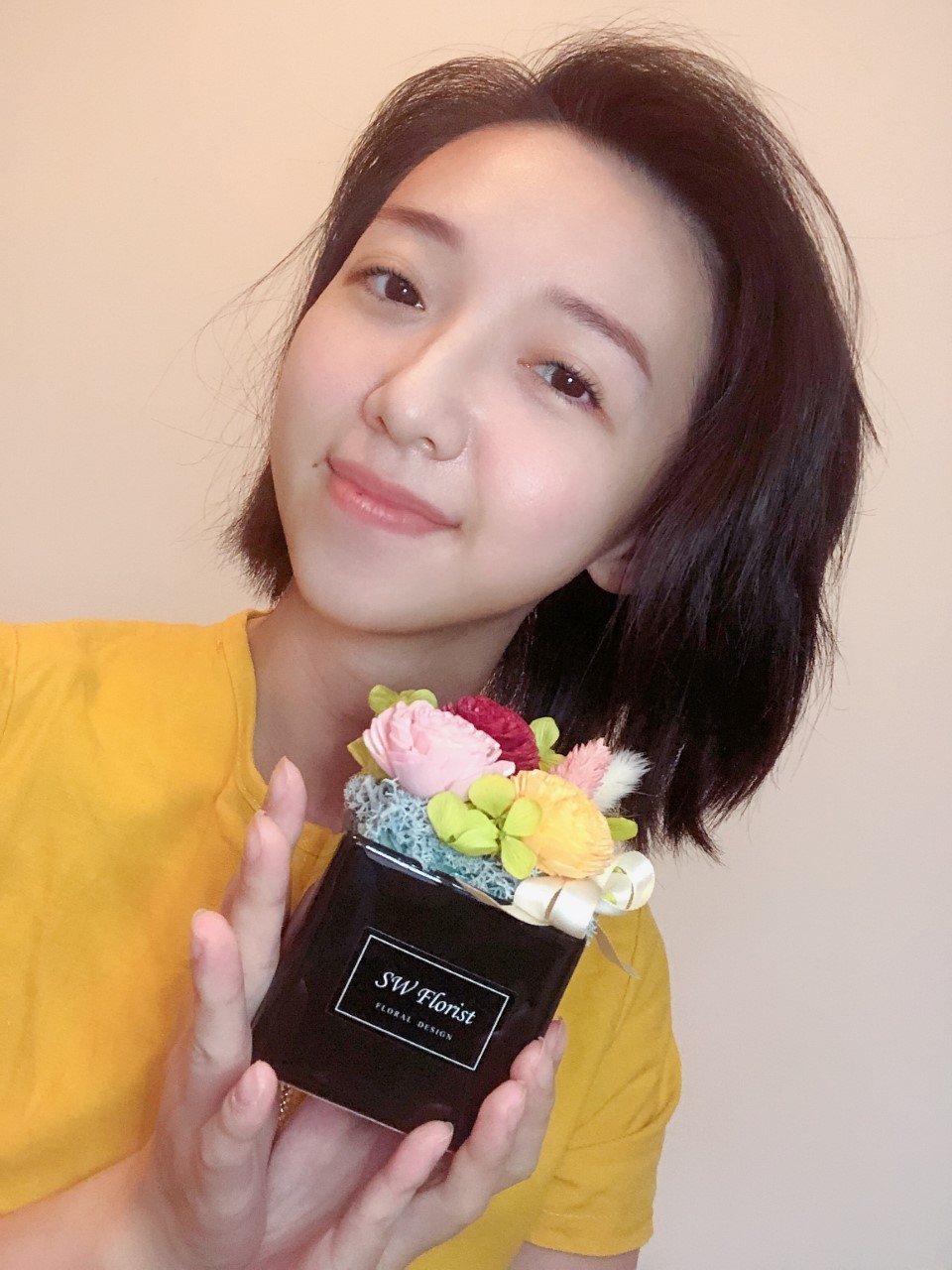 小薇花藝SWFLORIST乾燥花盆栽永生花盆栽不凋花盆栽開幕贈禮企業送花推薦