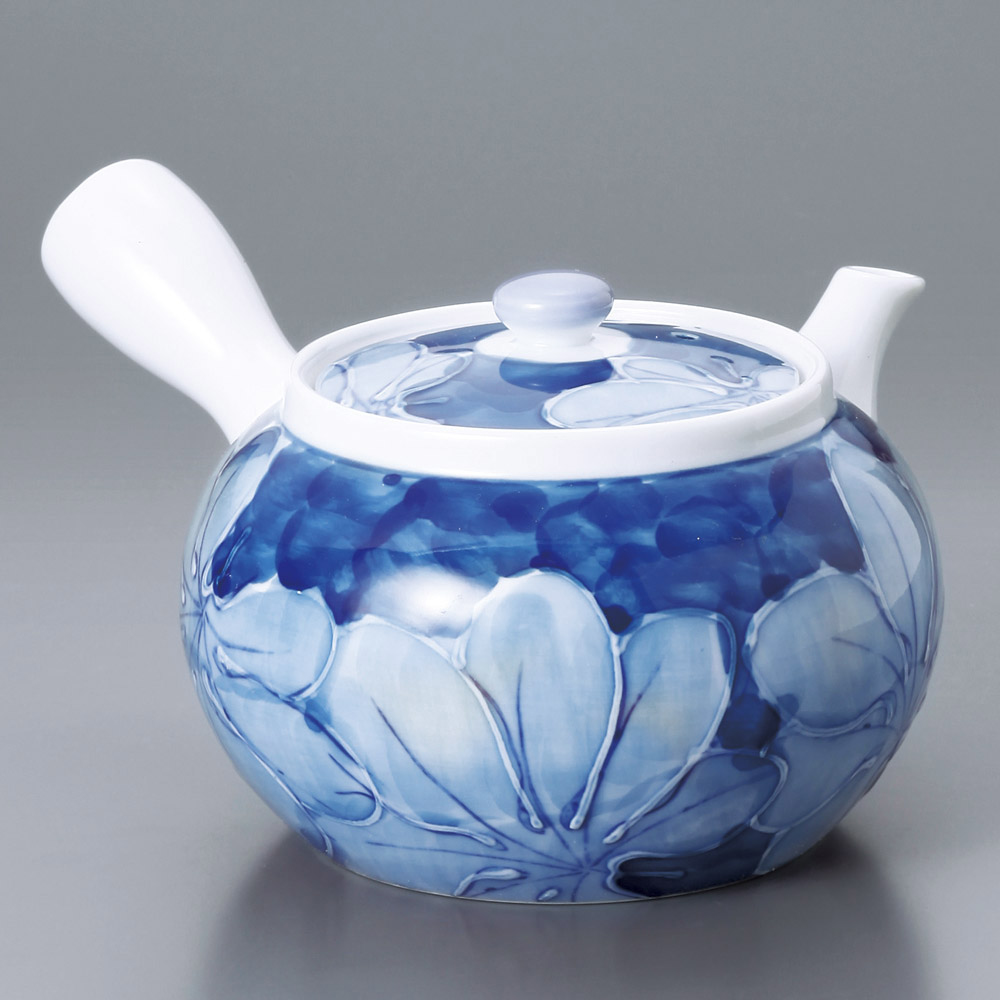 【有田燒】濃葉彩 橫手急須0.45L