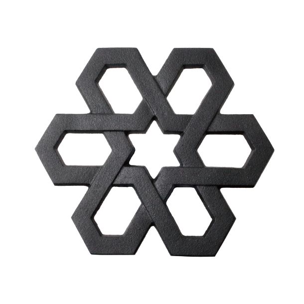 【盛榮堂】雪格子 鑄鐵壺墊