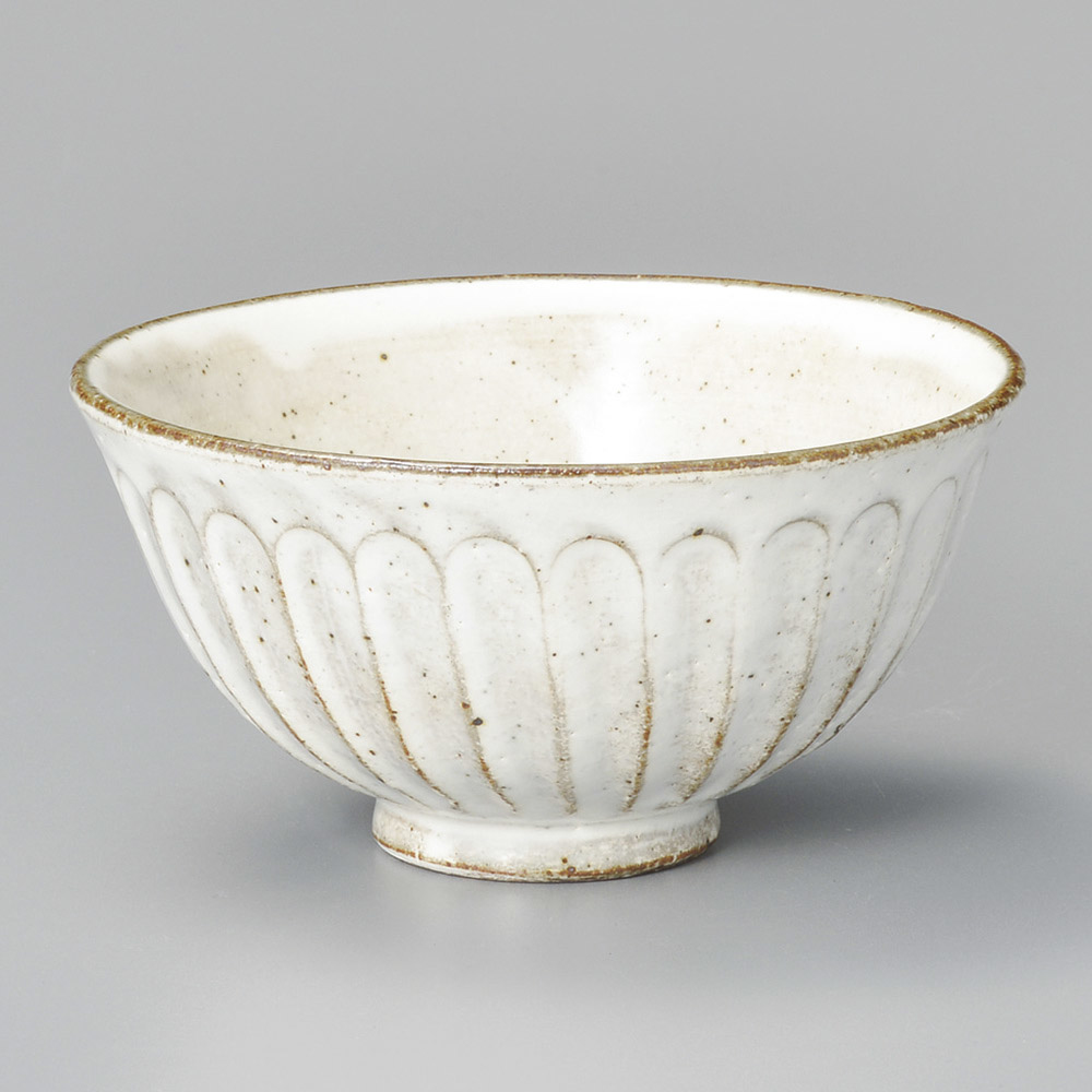 【美濃燒】粉引 茶飯碗