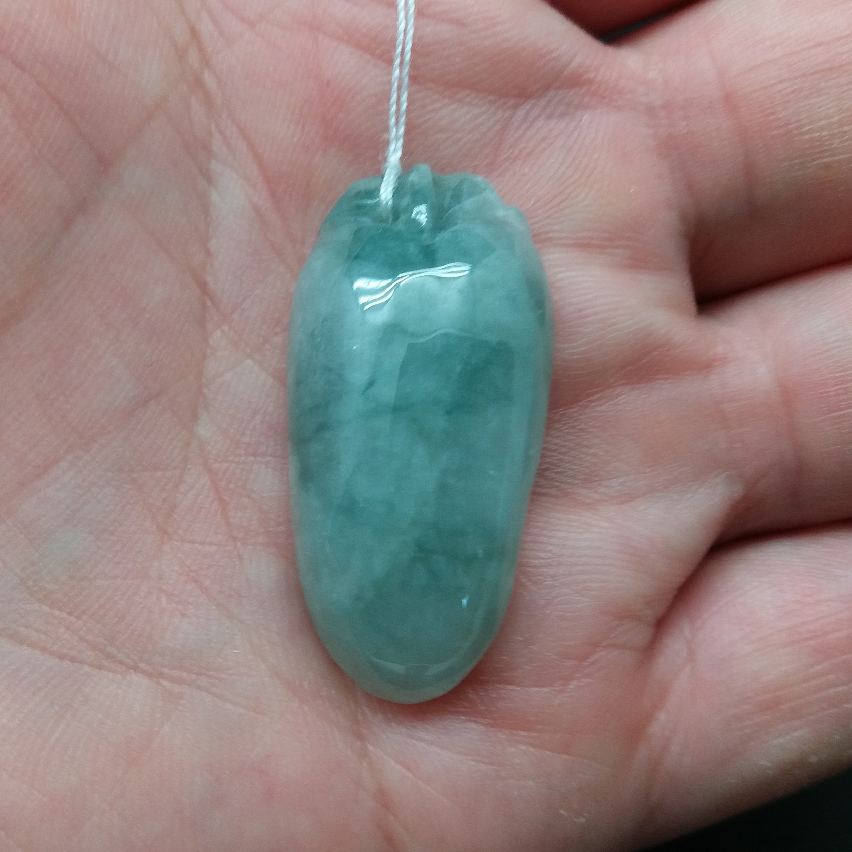 冰糯種福瓜, 天然翡翠A玉, 緬甸玉, Jade, Jadeite