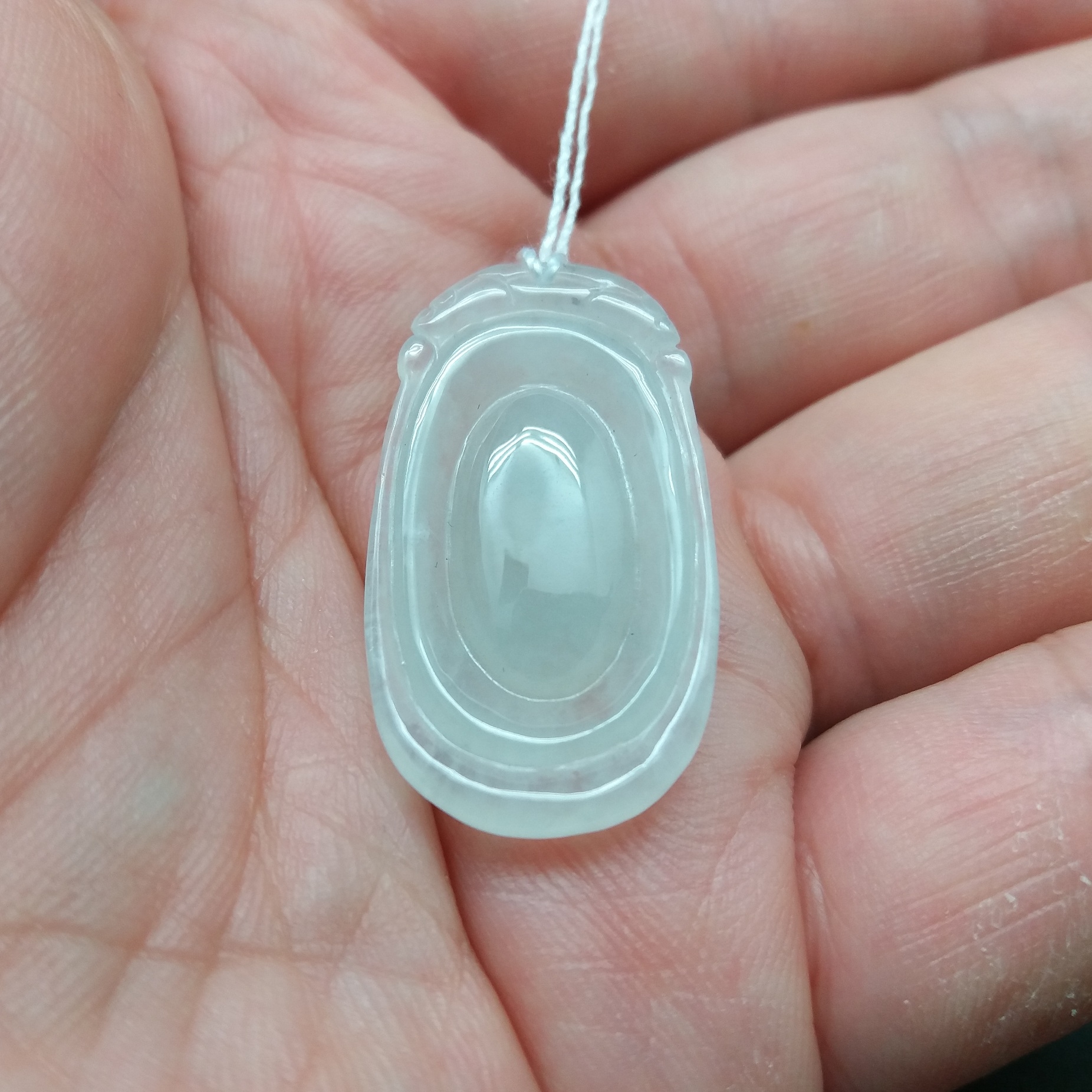 J122 冰種玉貝吊墜