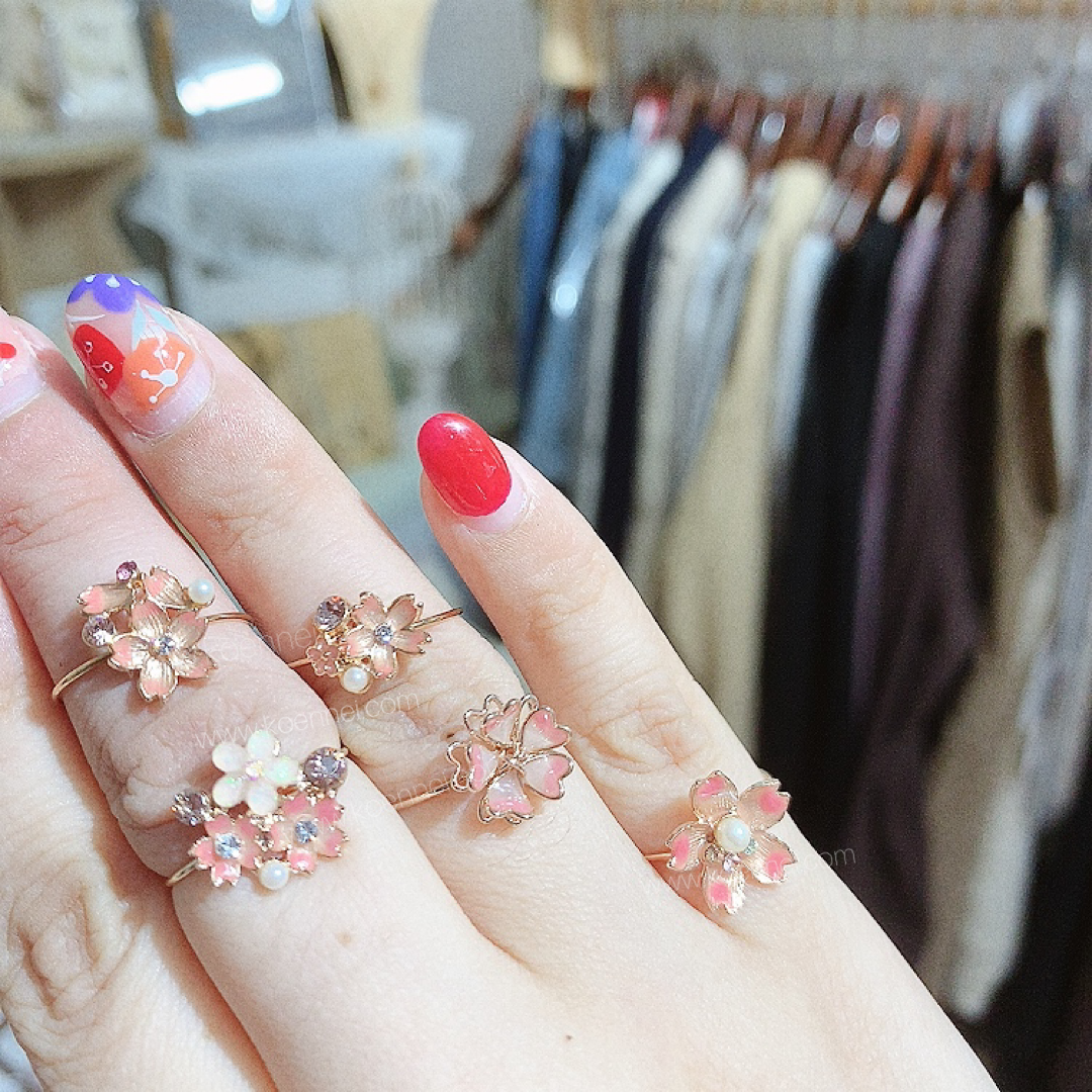 日本制 櫻花戒指 (6款)