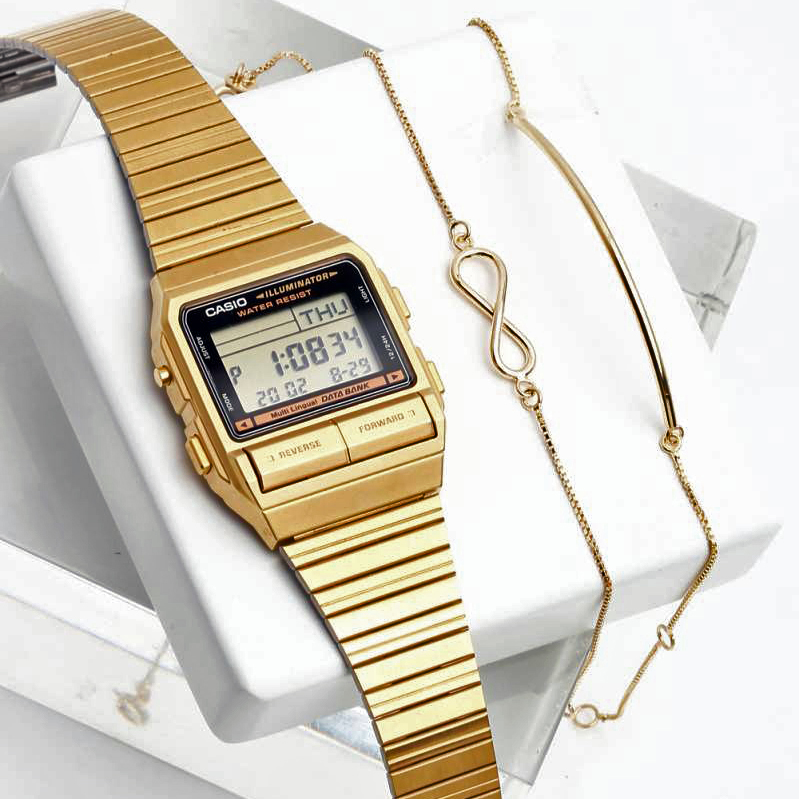 CASIO DB-380G-1 Data Bank Digital Vintage Watch