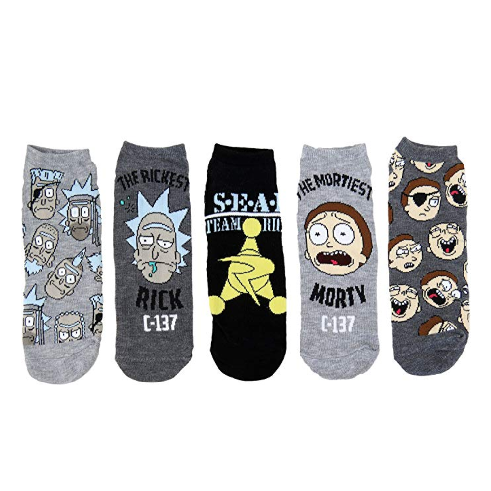 Socks Bundle 短襪系列 Rick and Morty 瑞克和莫蒂 size 4-10