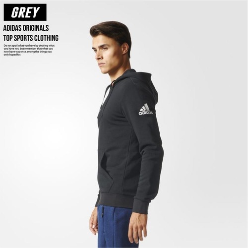 men's adidas team issue performance logo hoodie