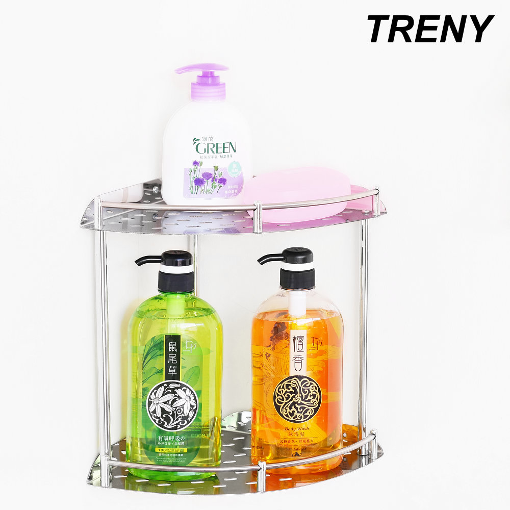TRENY 角落架-雙層-不鏽鋼201