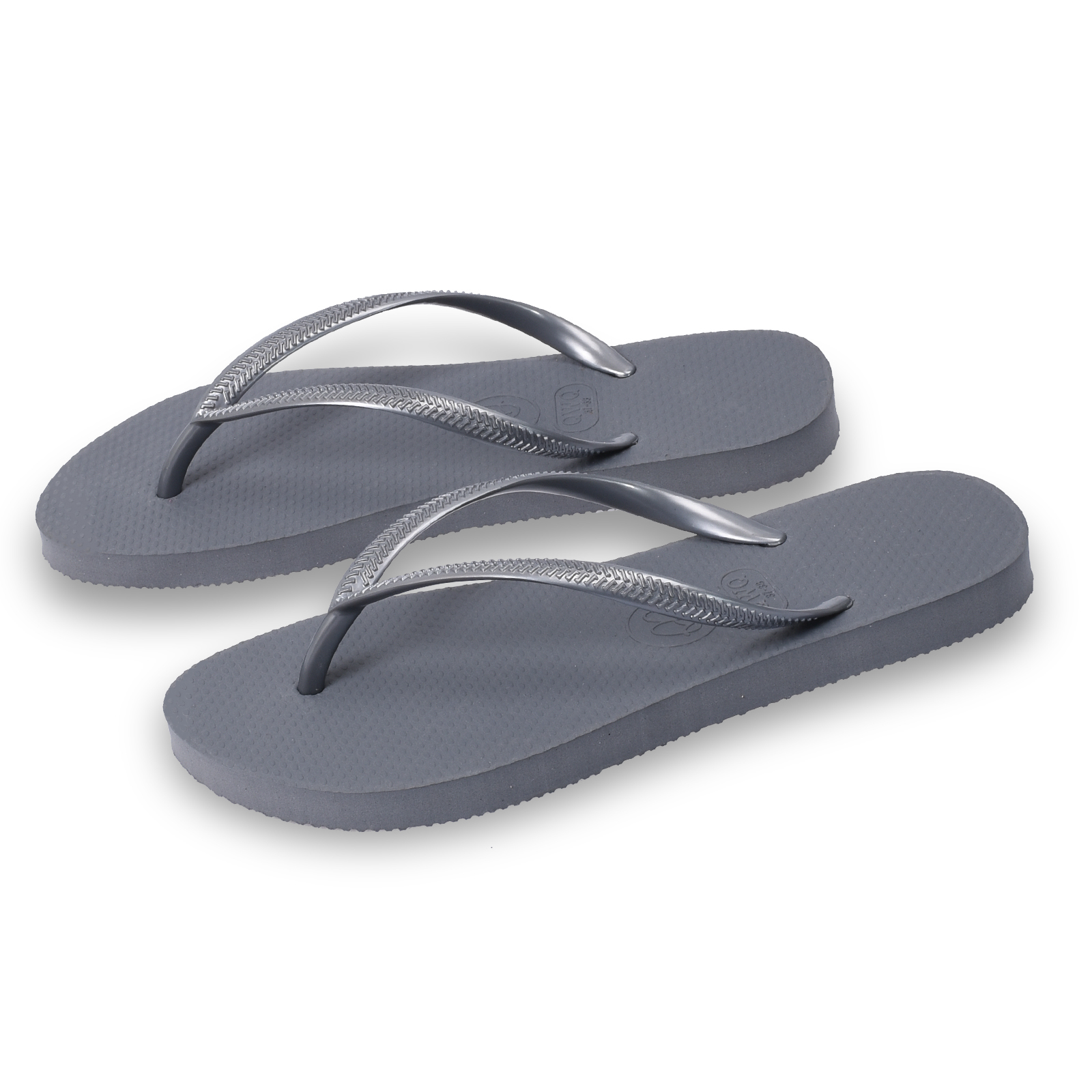 Slim窈窕系列 銀河灰 女款平底人字夾腳拖