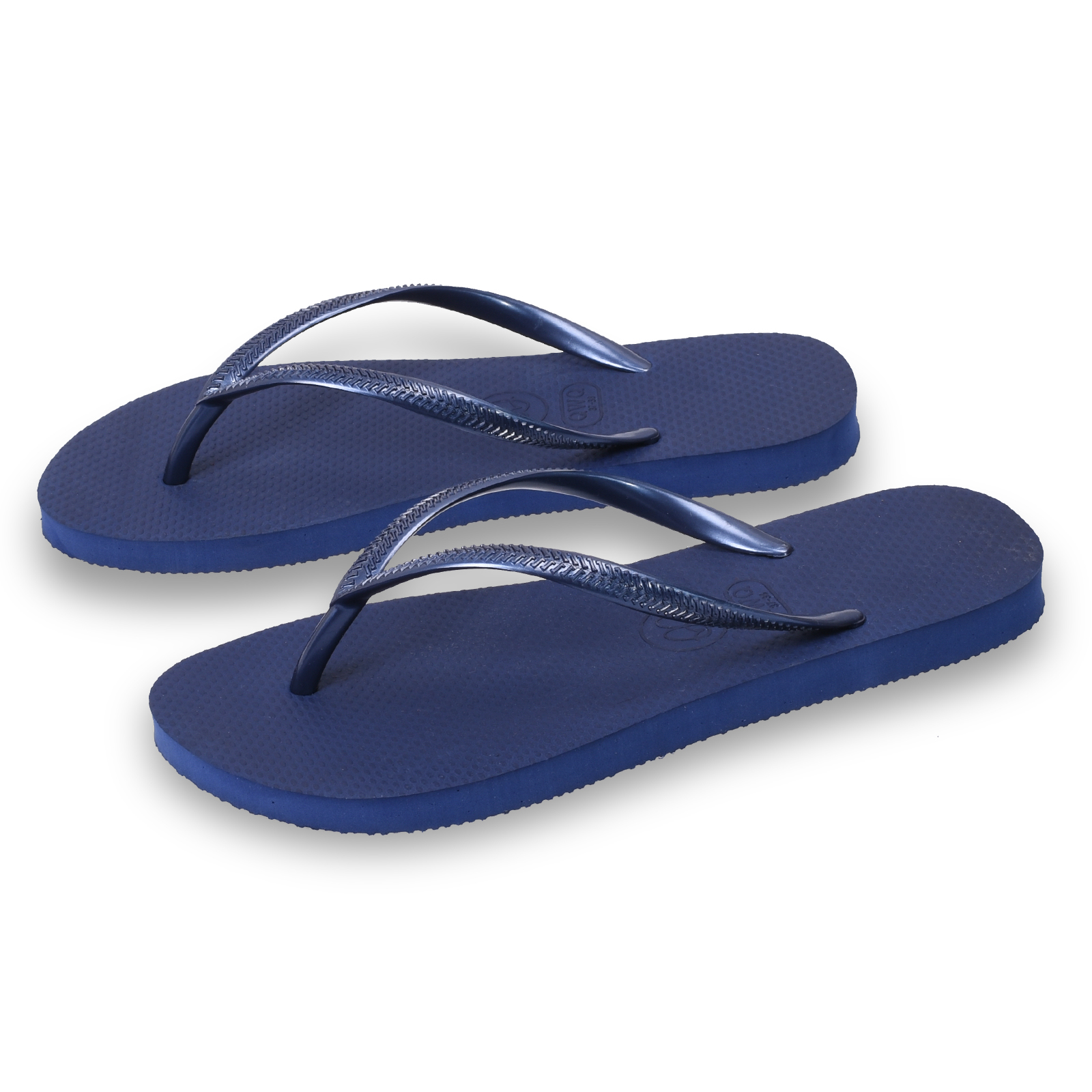 Slim窈窕系列 藏青藍 女款平底人字夾腳拖