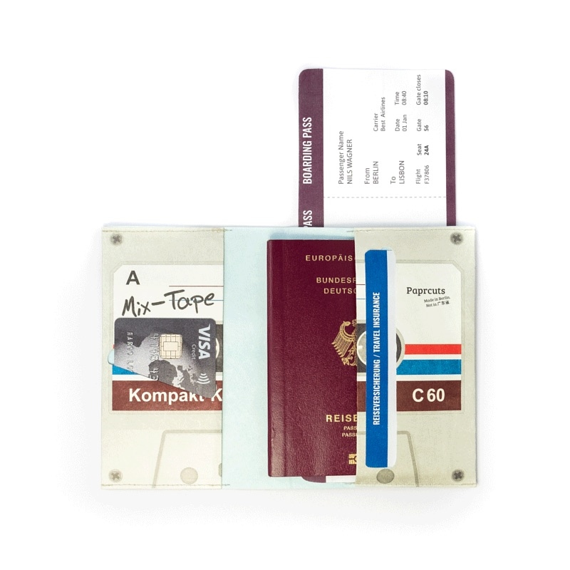 【Paprcuts.de】護照夾-卡帶款