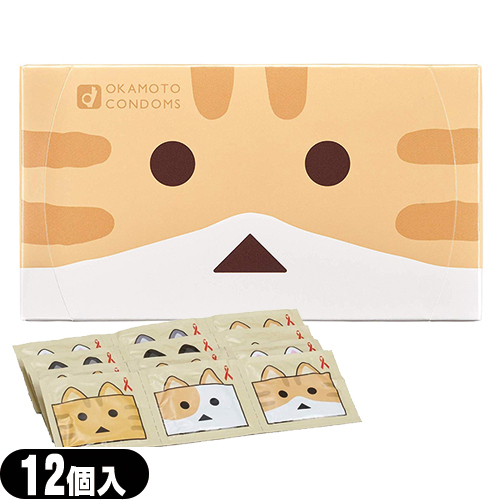 岡本 Okamoto 喵阿愣水潤安全套12片-日本版