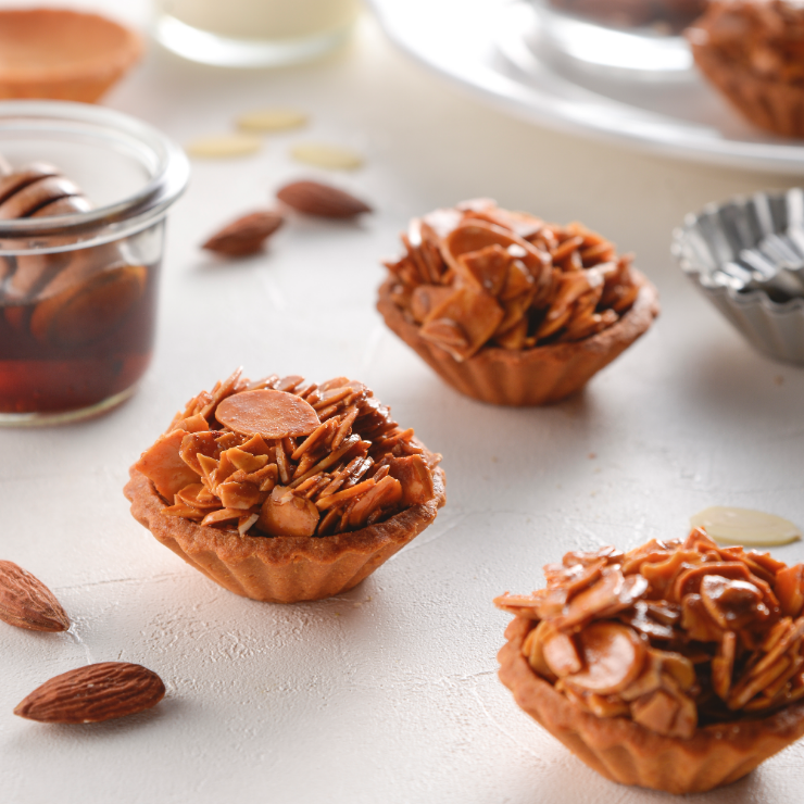 楓糖三塔(楓糖豆塔+杏芙塔+核桃塔)