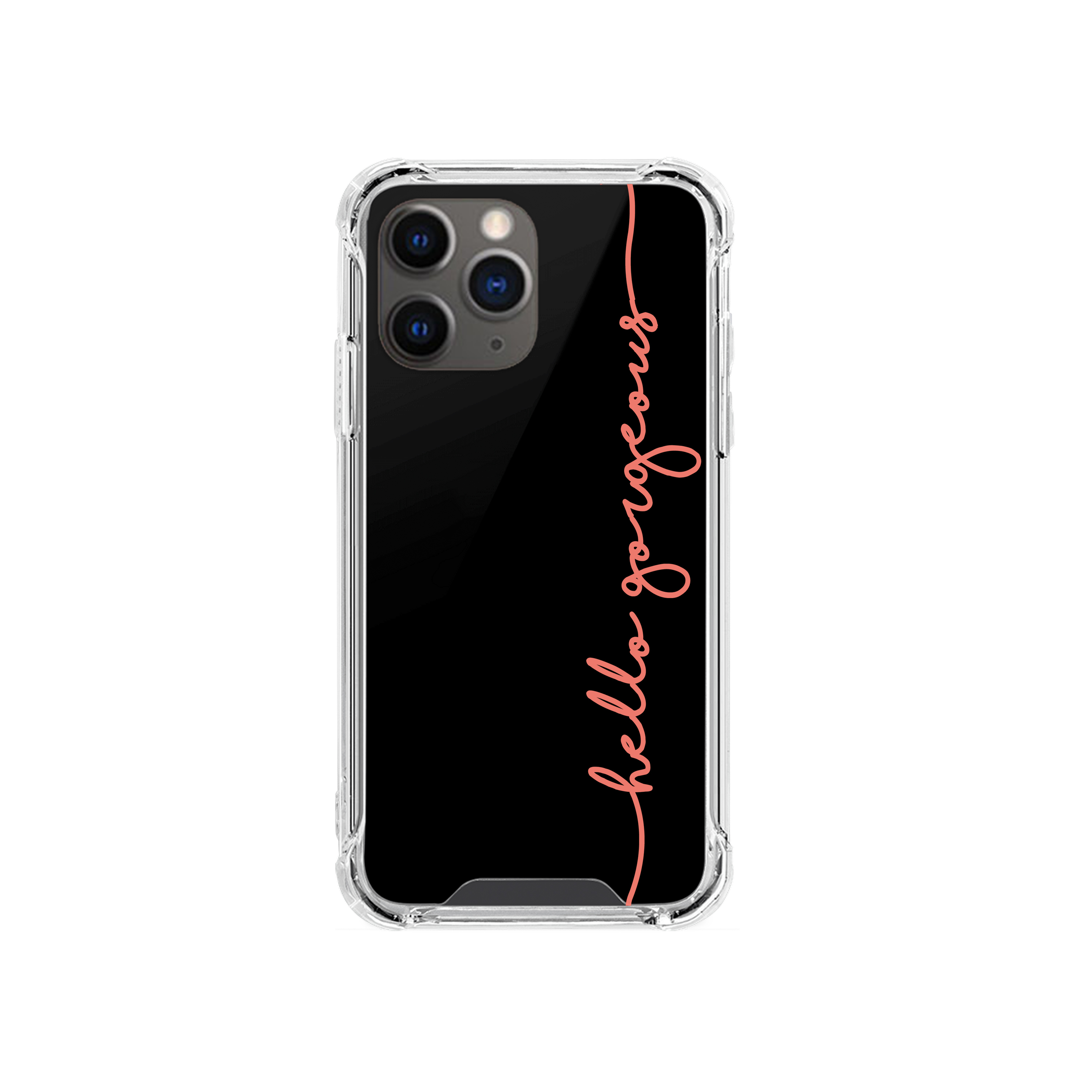 Hello Gorgeous Mirror iPhone Case APEEL