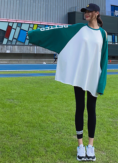 [現貨]運動風顯瘦Legging(黑色)