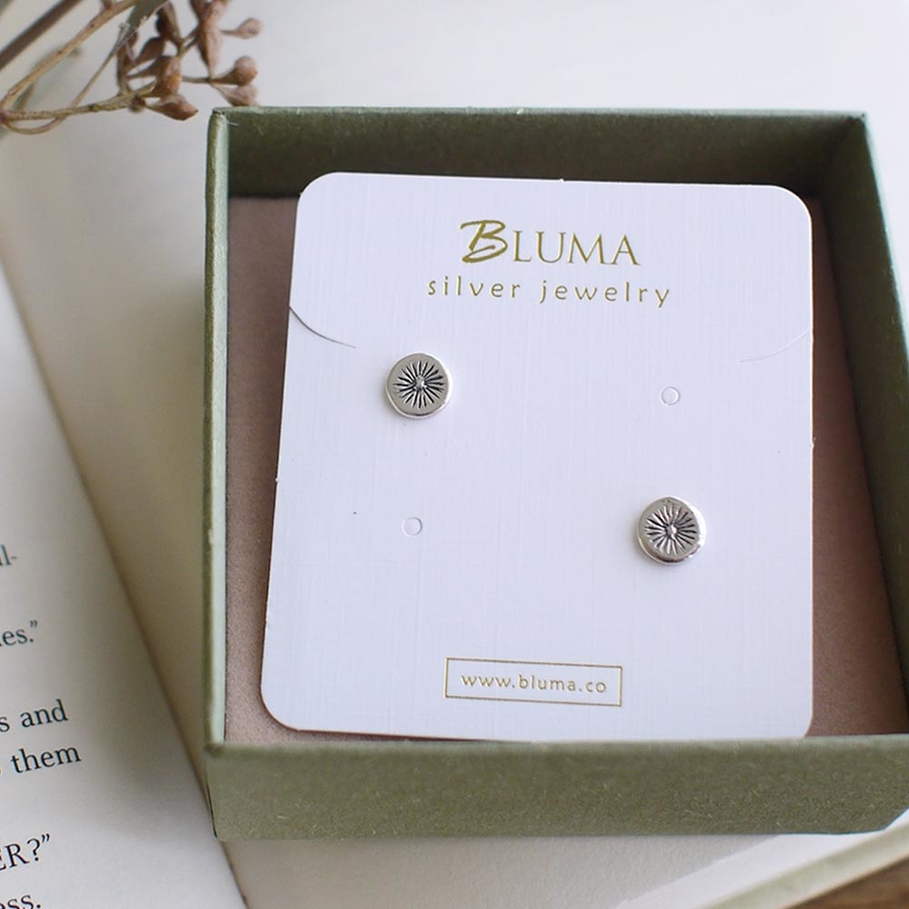 太陽公公純銀耳環/SE505