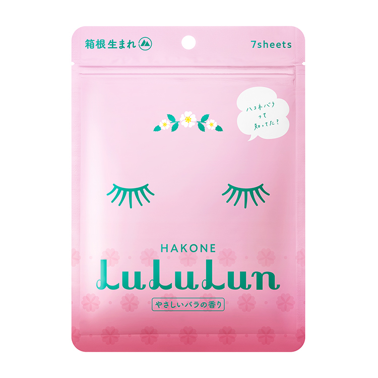 LuLuLun 箱根限定玫瑰化妝水面膜