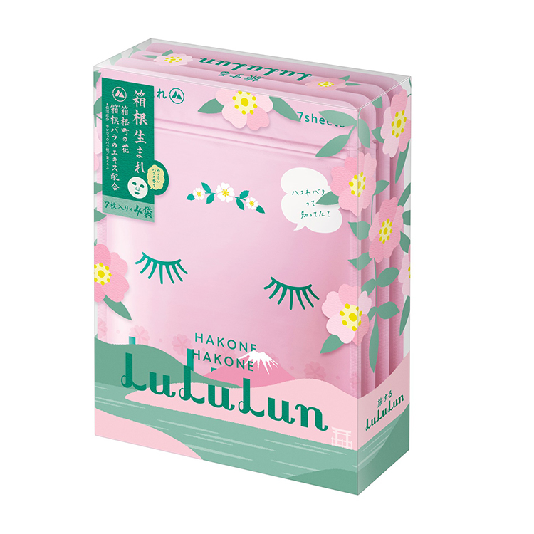 LuLuLun 箱根限定玫瑰化妝水面膜