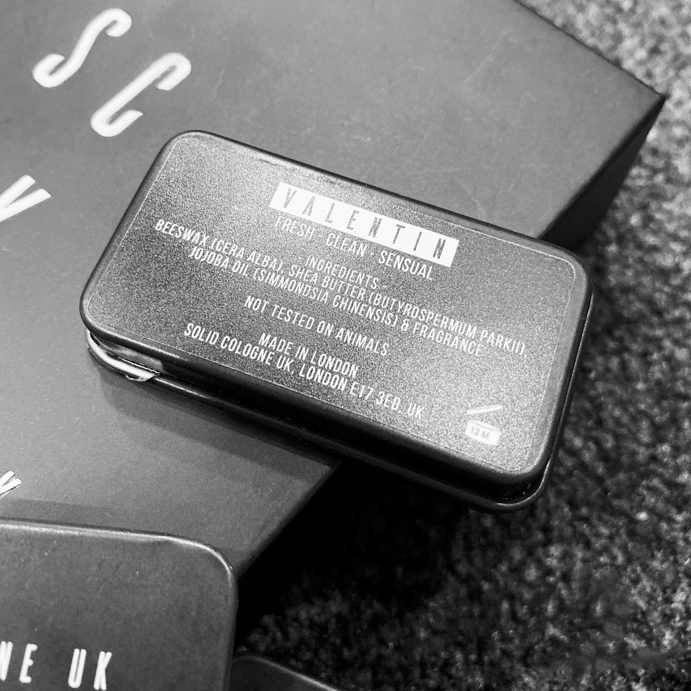 英國 Solid Cologne UK - 瓦倫丁 固態古龍水香膏（Valentin）