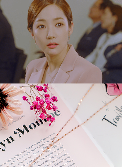 [現貨]《她的私生活》珍珠回憶項鍊-玫瑰金