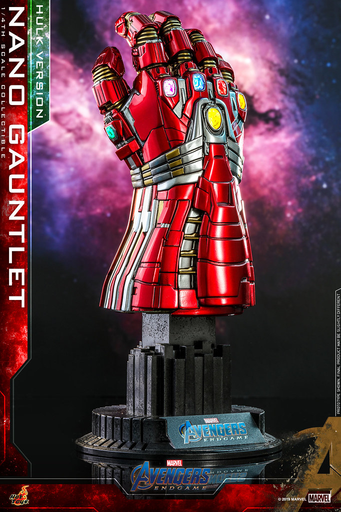 （限時優惠）4 Hot Toys - ACS009 -《復仇者聯盟：終局之戰》1/4 比例 奈米手套 (浩克版) Nano Gauntlet (Hulk Version)