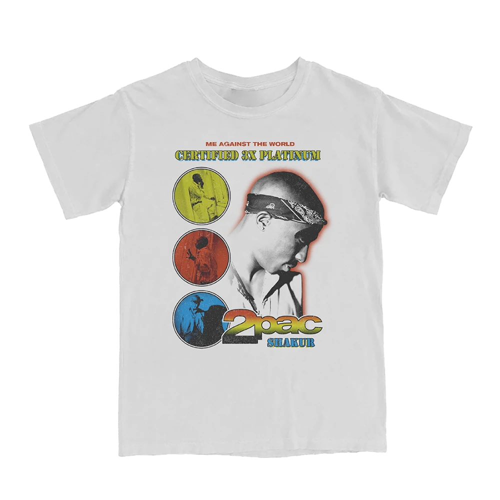 2Pac 傳奇饒舌歌手 Me Against The World (1995) 官方限量服飾 短TEE/長T