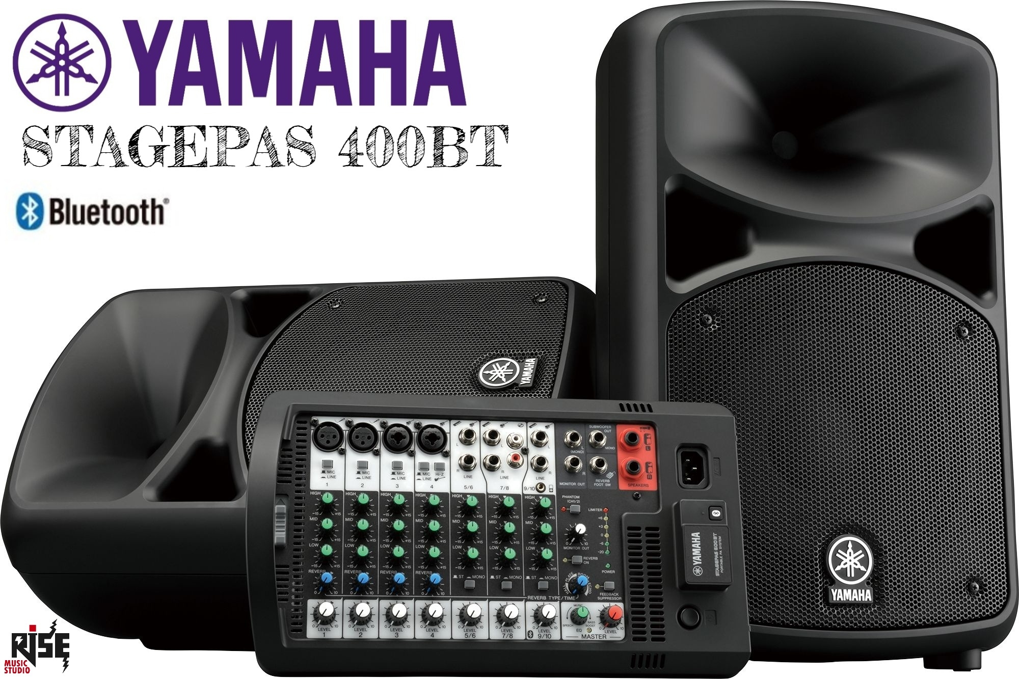 【又昇樂器. 音響】公司貨YAMAHA STAGEPAS 400i 400瓦可攜式