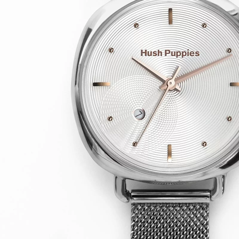 萬年鐘錶 - Hush Puppies  織紋米蘭帶女錶   HP.3873.9522   錶徑 30MM